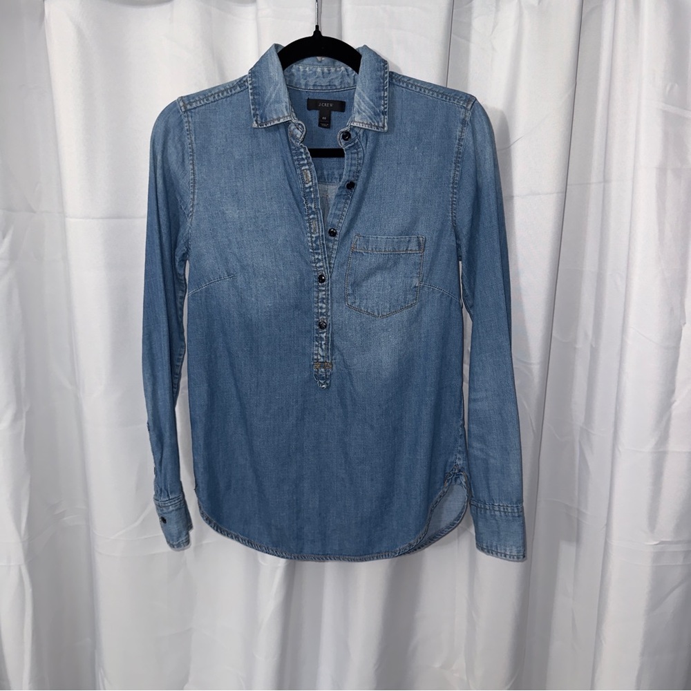 J. Crew Light Blue Denim Shirt #219